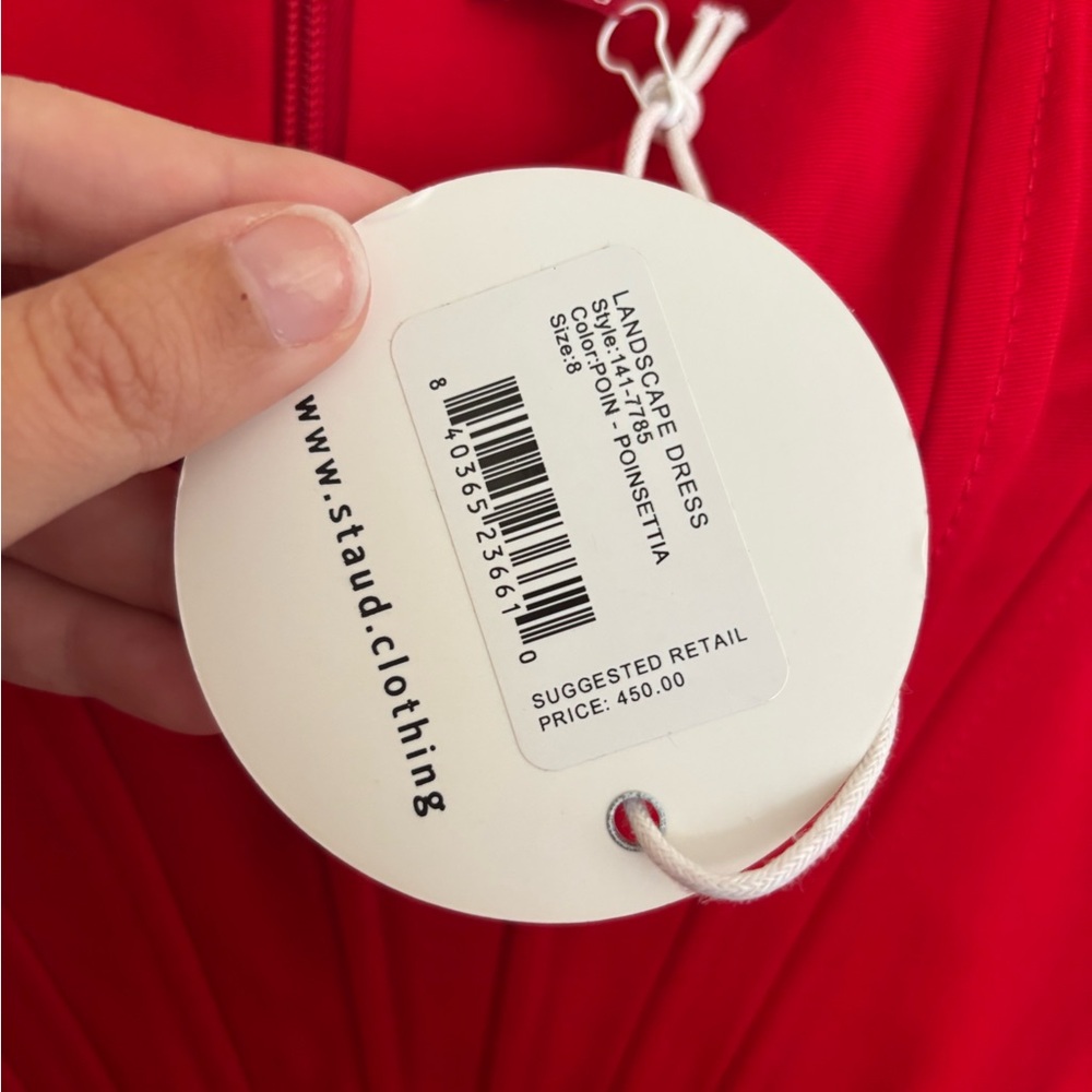 STAUD Poinsettia Landscape Mini Dress - Picture 3 of 6